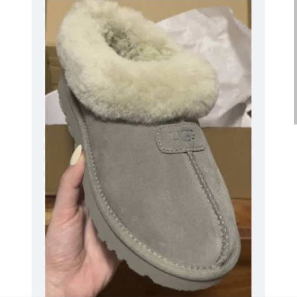 UGG Tazette Slippers In Moss Green 8 NWT